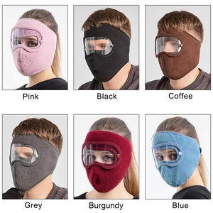 หน้ากากกันหมอกแบบเต็มหน้าหน้ากากกันลมผ้าฟลีซขั้วโลกระบายอากาศความละเอียดสูง - Product Image 5