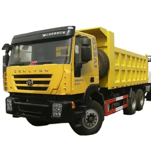 Genlyon 6x4 used dump truck hongyan used tipper truck