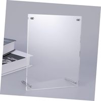 Marco de Acrílico para Fotos, Juego de Marcos de Cristal para Fotos, Adornos, Accesorios de Manualidades de Acrílico A3