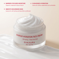 OAKAURA Barriere Hydratations-Gesichtscreme 50ml Ginseng Antioxidative Hautunterstützung Langanhaltende Feuchtigkeit Leichte Textur OEM