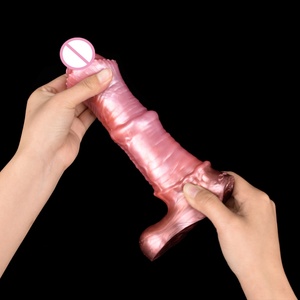 YOCY 20.5cm Long Horse <b>Dildo</b> Penis Sleeve Male Masturbation Realistic Penis for Men Hollow <b>Dildos</b> for Couple Games - Product Image 5