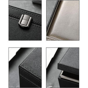 Boîte à clés de blocage de signal boîte de Faraday étui de rangement de bloqueur de Signal antivol en cuir PU pour porte-clés de <span class=keywords><strong>voiture</strong></span> - Product Image 6