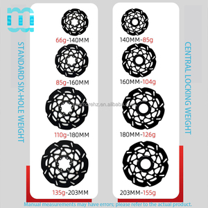 SeeMore Ultra Hafif Karbon Fiber Seramik Merkezi Kilitli Bisiklet Disk Freni 160/180mm Dağ Bisikleti Parçaları için Yüksek Mukavemetli Disk Fren - Product Image 5