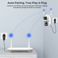 CCTV-Kamerasystem-Set mit 8 Sicherheitskameras, 4K 16-Megapixel-Kamera, 8K 16-Megapixel-Kameras für Hausüberwachung