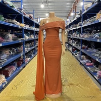 Livraison Rapide CY901995 Robe Longue Élégante Femme Épaules Dénudées Strass pour Dîner de Gala et Fête d'Anniversaire 2025