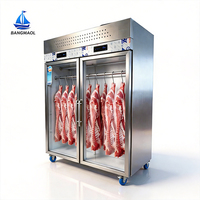 Réfrigérateur commercial vertical pour viande suspendue, vitrine de présentation de bœuf avec élimination des acides, armoire réfrigérée pour viande suspendue