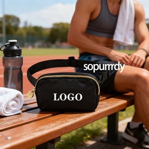 Riñonera Deportiva Impermeable con Logotipo Personalizado para Correr, Viajar, Pasear Perros, Hacer Senderismo, Riñonera de Nailon para Mujer, Bolso Bandolera Unisex - Product Image 6