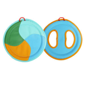 2024 yeni pet interaktif ve hareket oyuncaklar açık agresif oyun için dayanıklı naylon köpek Fetch oyuncak köpek uçan disk - Product Image 1