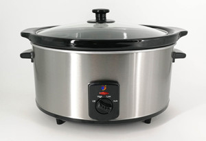 Panci Cekung Digital Berbentuk Oval Yang Dapat Diprogram 3,5 L Pemasak Lambat Tembaga Mini dengan Panci Crock 6L 8L - Product Image 5