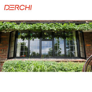 Fenêtre de maison en aluminium au design moderne fenêtres en <span class=keywords><strong>baie</strong></span> en verre trempé à double vitrage - Product Image 6