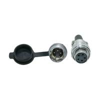 Connecteur de câblage PLS20 pour aviation, prise circulaire mâle/femelle à 2, 3, 4, 5, 7, 8, 9, 10, 12, 14 broches