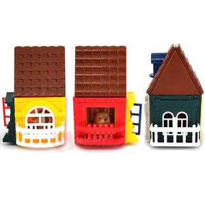 DELO TOYS ( 3 diseños) Juegos <span class=keywords><strong>de</strong></span> bricolaje Bloques <span class=keywords><strong>de</strong></span> construcción <span class=keywords><strong>de</strong></span> plástico Ladrillo <span class=keywords><strong>Casa</strong></span> pequeña Habitación con ventanas <span class=keywords><strong>de</strong></span> balcón Puerta que se puede abrir <span class=keywords><strong>Perro</strong></span> () - Product Image 4