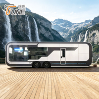 Maison capsule préfabriquée TUNE, maison mobile portable pour le glamping, les centres de villégiature, les campings, les hôtels
