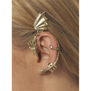 1 ud. De pendientes clásicos de dragón, de plata, estilo Retro, gótico, Punk - Product Image 2
