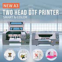 Envío Gratis Nueva Impresora DTF A3 Dual XP600/I1600 de 30cm y 42cm |   Máquina de Impresión de Película para Camisetas/Zapatos con 1 Año de Garantía