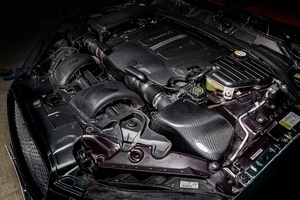 13-16 Schnellere Reaktion Real Dry Carbon Fiber Ansaug system für Jaguar XJL 3.0T GTR Motor Carbon Fiber Lufteinlass rohr - Product Image 4