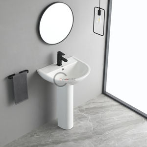 Lavabo de cerámica con columna 2026: combinación de lavabo y columna para apartamentos y microresidencias - Product Image 5