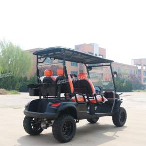 2025 नए मॉडल अनुकूलन योग्य 72 वोल्ट 4 सीटर इलेक्ट्रिक ऑफ-रोड गोल्फ कार्ट के साथ 5kw मोटर लिथियम बैटरी - Product Image 3