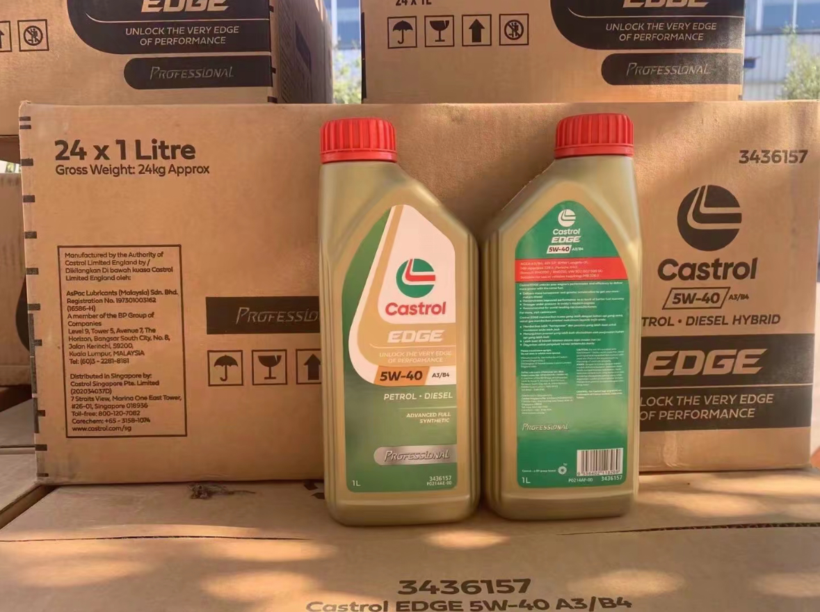 Edge Exclusive 5W-40 SP Full Synthetic Oil | Malaysia Import | 1L 24 Bottles/Case