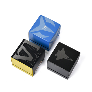 Caja de Embalaje de Cartón Rígido OEM de Fábrica, Caja de Papel con Barnizado Brillante y Recubrimiento UV, Caja de Regalo para Reloj con Logotipo Personalizado y Funda - Product Image 1