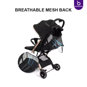 รถเข็นเด็กวินเทจแบบพกพา น้ำหนักเบา พับเก็บได้ สำหรับเด็กทารก - Product Image 4