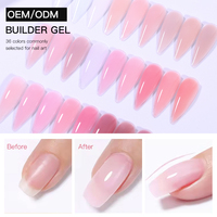 Composé d'extension d'ongles premium 150ml, auto-nivelant sans chaleur, sans HEMA ni TPO, gel hybride pour manucure, usage professionnel en salon, fabrication OEM, Polygel