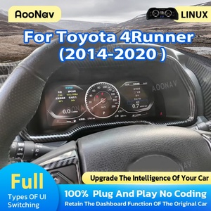 Pantalla LCD Digital de 12.3 Pulgadas para Automóvil, para Toyota 4Runner 2014-2020, Estéreo, Velocímetros Virtuales, Reproductor de Tablero, LHD RHD - Product Image 2