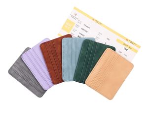 Wholesale Unai Fashion Customized Multicolor PU Leather Multi-Purpose Card <b>Holder</b> Women Thin Slim Mini <b>Wallet</b> Credit Card <b>Holder</b> - Product Image 3