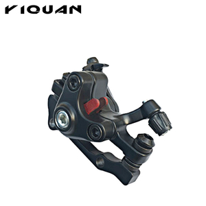 Frein à disque en alliage d'<span class=keywords><strong>aluminium</strong></span> noir pour vélo de montagne et de route MTB Freins à disque à étrier mécanique pour vélo Double frein - Product Image 4
