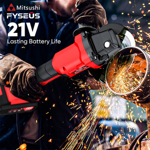 Chải không dây máy mài góc M14 Mài máy cắt điện máy xay 21V pin công cụ điện tự làm kích hoạt - Product Image 5