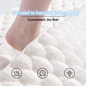 Shower Bathroom Floor Mat Anti slip Soft Absorbent Quick Dry Thick Memory Foam <strong>Bath</strong> Mat <strong>Rug</strong> Non Slip Machine <strong>Washable</strong> Carpet - Product Image 3