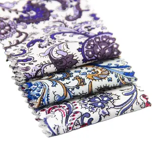 china factory cotton shirt printed fabric with high quality