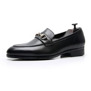 Chaussures habillées décontractées en cuir à lacets pour hommes, bout pointu, style patchwork, pour affaires, mode, soirée, mariage – Grande promotion de la marque personnalisée - Product Image 4