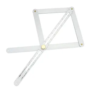 Miter Angle Measuring Ruler,Aluminium Alloy Protractor,Corner Angle Finder Multi Angle Measurement Tool for Woodwork