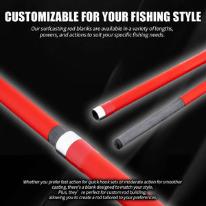 Honoreal Nieuwe Hooggevoelige Surfstaaf 3 Secties 4.2M Carbon Composiet Leeg Voor Strand-En Oceaanvissen - Product Image 5