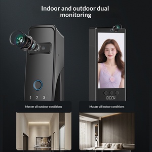 Serrure de porte intelligente entièrement automatique <span class=keywords><strong>K5</strong></span> pour usage domestique, antivol, pour portes en bois et aluminium, avec reconnaissance faciale et veineuse (palm vein) visuelle - Product Image 2