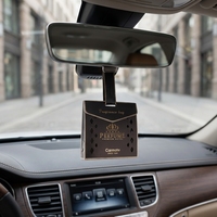 Carmate Désodorisant de voiture suspendu à clipser sur grille d'aération, au charbon actif solide, écologique, longue durée, avec logo personnalisé