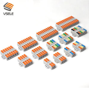 Konektor Kabel Listrik Universal Mini Ringkas LED Fast Connectors 222 3 Pin Sambungan Tekan Tuas Terminal Pengkabelan - Product Image 6