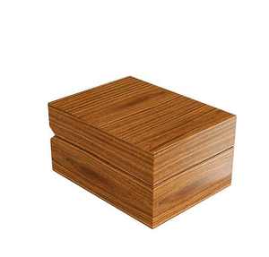 Caja de Perfume de Madera MDF Hecha a Mano, Personalizada y de Lujo, con Impresión Láser en Lámina Dorada, para Regalo - Product Image 2