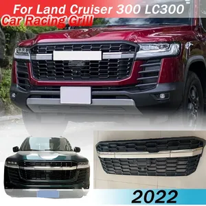 ชุดแต่งกันชนหน้าสไตล์ใหม่สำหรับรถยนต์แลนด์ครุยเซอร์ 300 LC300 ปี 2022 พร้อมตะแกรงครอบกระจังหน้าและอุปกรณ์ตกแต่งตัวถัง - Product Image 1