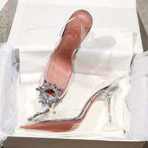 Chaussures à talons hauts transparentes en caoutchouc pour femmes, style nouveau, pour soirée, en stock - Product Image 3