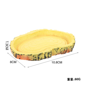 Ciotola <span class=keywords><strong>per</strong></span> <span class=keywords><strong>Acqua</strong></span> in Resina Ecologica <span class=keywords><strong>per</strong></span> Rettili, Piatto <span class=keywords><strong>per</strong></span> Alimentazione di <span class=keywords><strong>Tartarughe</strong></span> e Lucertole, Piccolo Piatto Giallo <span class=keywords><strong>per</strong></span> <span class=keywords><strong>Tartarughe</strong></span> - Product Image 6
