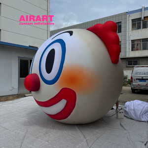 Palloncino Clown di 3 Metri di Diametro per Decorazioni Sceniche, Modello Pubblicitario Personalizzato di Clown e Palloncino Clown Spaventoso - Product Image 2