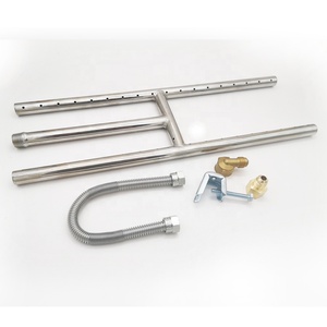 Kit de Quemador en H para Fogatas y Chimeneas de 18 x 6 Pulgadas, Quemador de Acero Inoxidable Serie 304 para <span class=keywords><strong>Propano</strong></span> y <span class=keywords><strong>Gas</strong></span> <span class=keywords><strong>Natural</strong></span> - Product Image 6