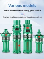 Pompe submersible triphasée QY en fonte immergée dans l'huile 380V, haute pression, grand débit, pour l'irrigation agricole et l'aération des étangs