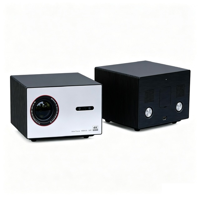 FUNPHENIX Ture 4K Projector 2GB RAM 32GB Storage LED Lamp Android Support Free Download & Installation of Streaming Apps