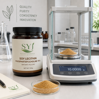Poudre de lécithine de soja - 70% de phosphatidylcholine, extrait naturel de soja pour l'utilisation alimentaire et en boisson