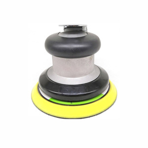 Lijadora neumática de 5 pulgadas con disco de gancho y bucle para pulir, esmerilar y encerar, con mandril M8 - Product Image 1