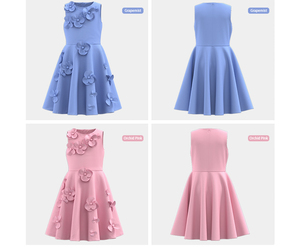 ชุดเดรสสำหรับเด็กผู้หญิงสำหรับงานเลี้ยงระดับไฮเอนด์และงานพิเศษ - Product Image 4