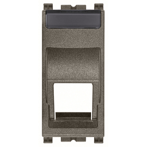 Adaptateur RJ45 coudé en métal, longueur 2,2 pouces, longueur 5 pouces, hauteur 0,25 pouce, connecteur - Product Image 1